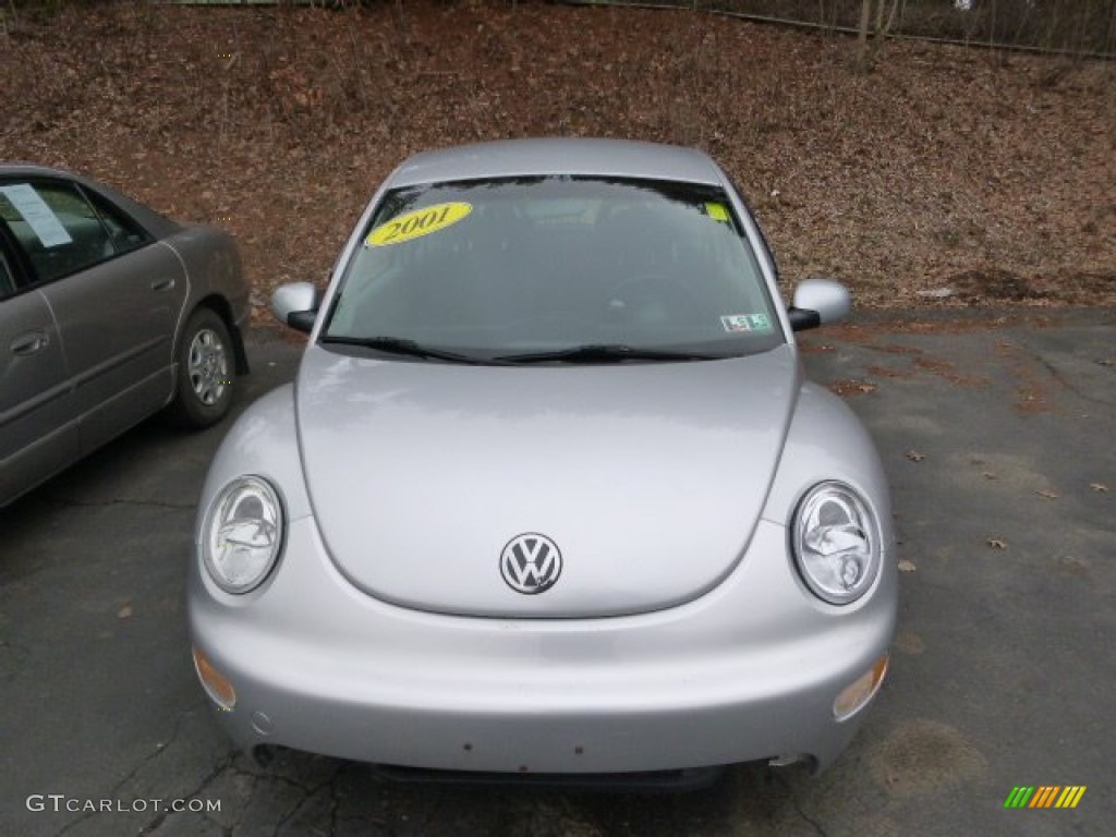 2001 New Beetle GLS Coupe - Silver Arrow Metallic / Light Grey photo #3
