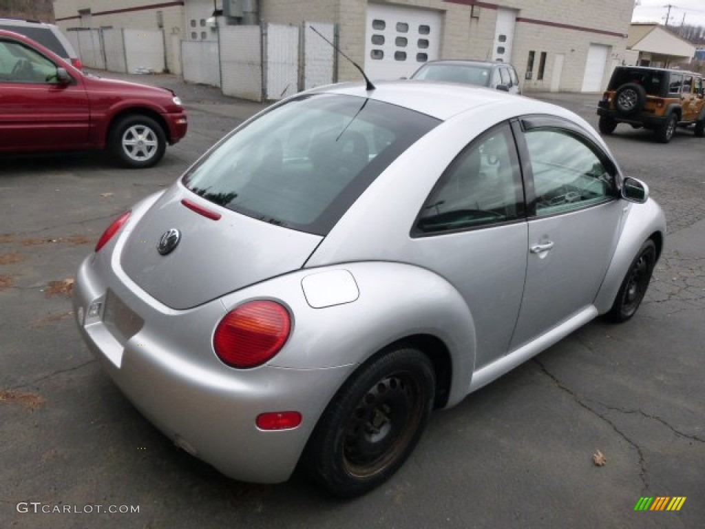 2001 New Beetle GLS Coupe - Silver Arrow Metallic / Light Grey photo #5