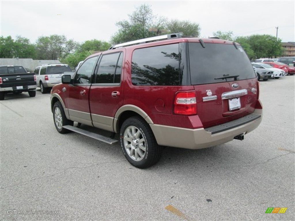 2014 Expedition King Ranch - Ruby Red / King Ranch Red (Chaparral) photo #3