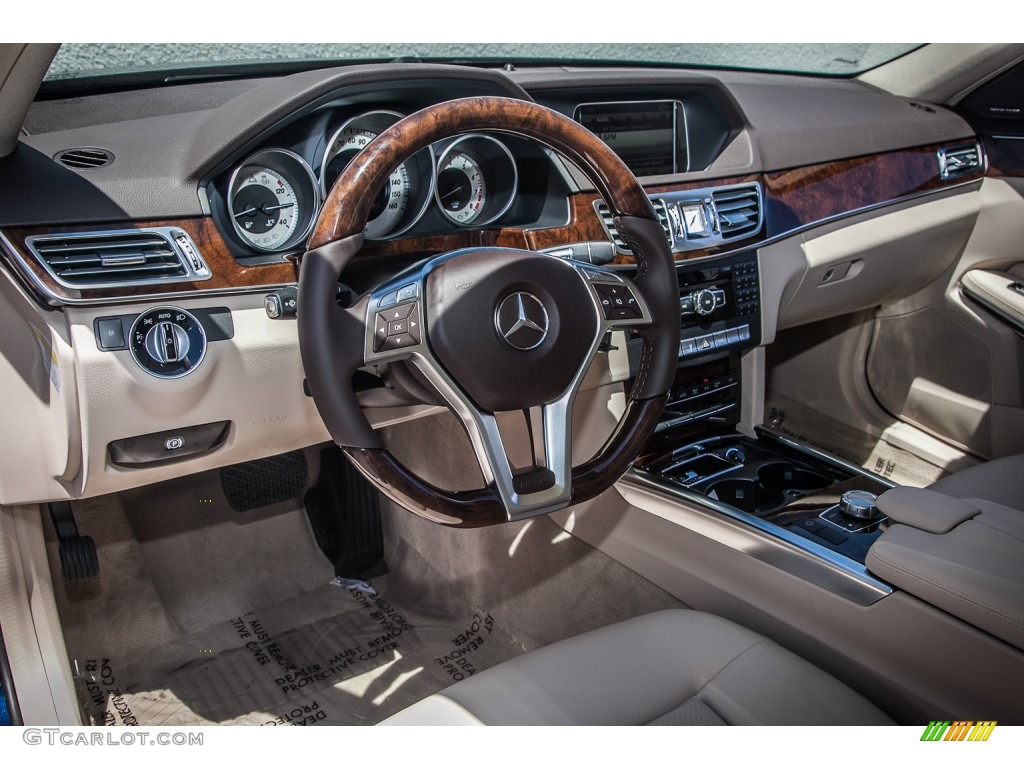 2014 E 350 Sport Sedan - Diamond White Metallic / Silk Beige/Espresso Brown photo #5
