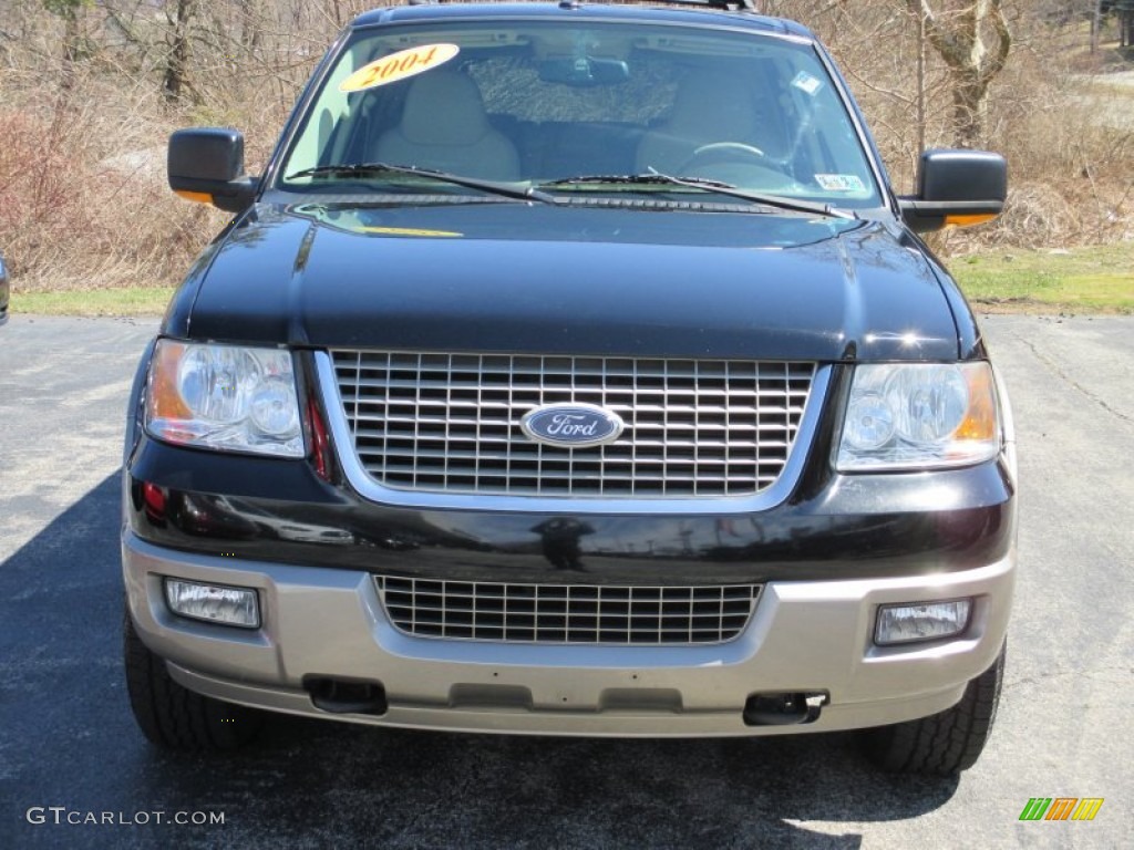 2004 Expedition Eddie Bauer 4x4 - Black / Medium Parchment photo #3