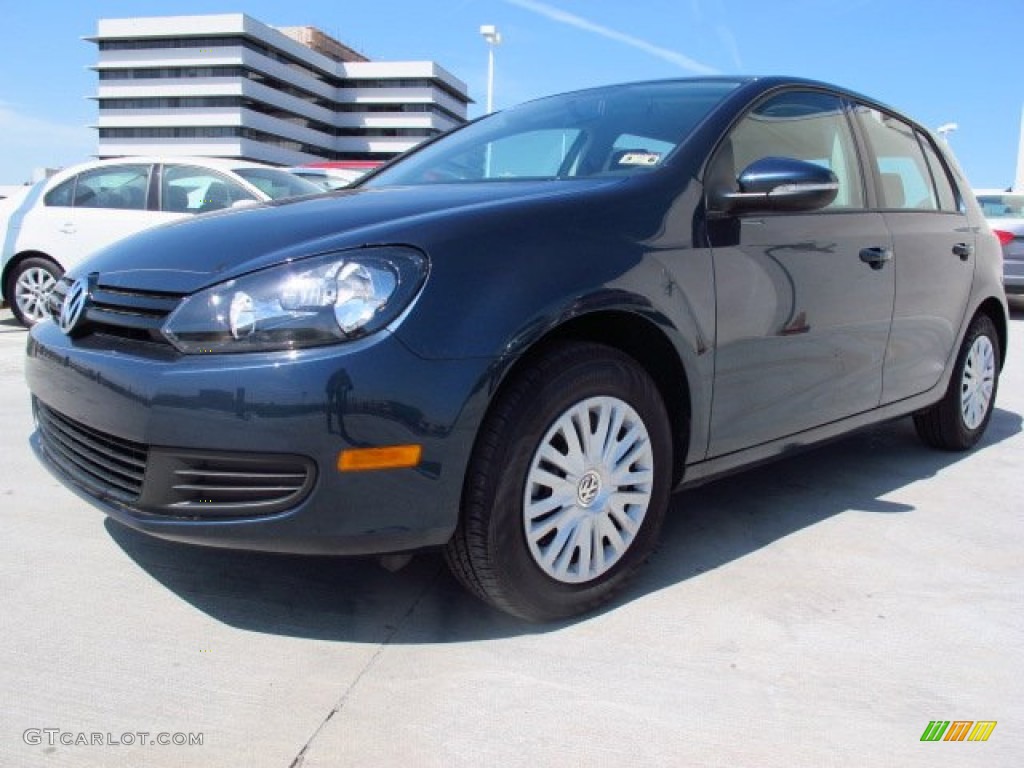 Blue Graphite Metallic 2014 Volkswagen Golf 2.5L 4 Door Exterior Photo #92247095