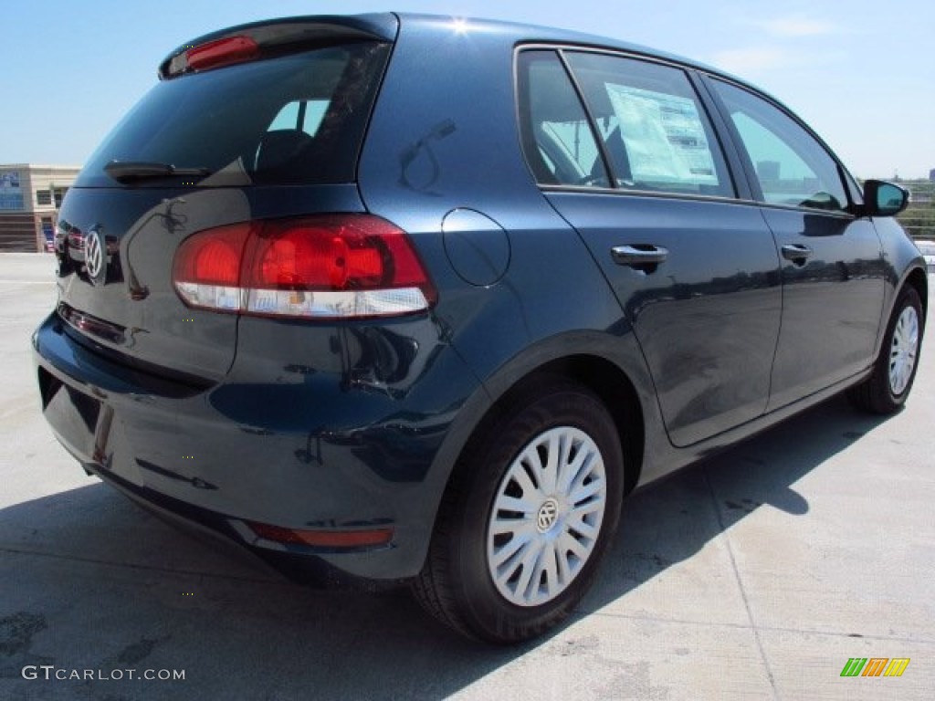 2014 Golf 2.5L 4 Door - Blue Graphite Metallic / Titan Black photo #6