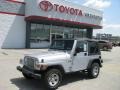 2004 Bright Silver Metallic Jeep Wrangler X 4x4  photo #1