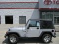 2004 Bright Silver Metallic Jeep Wrangler X 4x4  photo #2