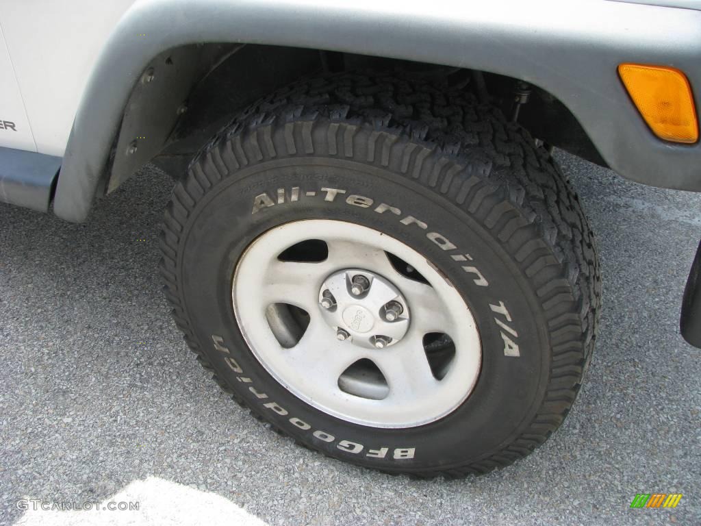 2004 Wrangler X 4x4 - Bright Silver Metallic / Dark Slate Gray photo #8