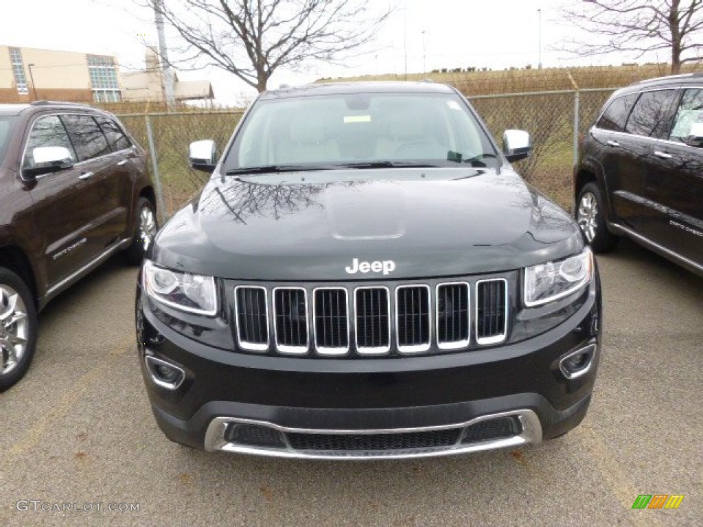 2014 Grand Cherokee Limited 4x4 - Black Forest Green Pearl / New Zealand Black/Light Frost photo #3