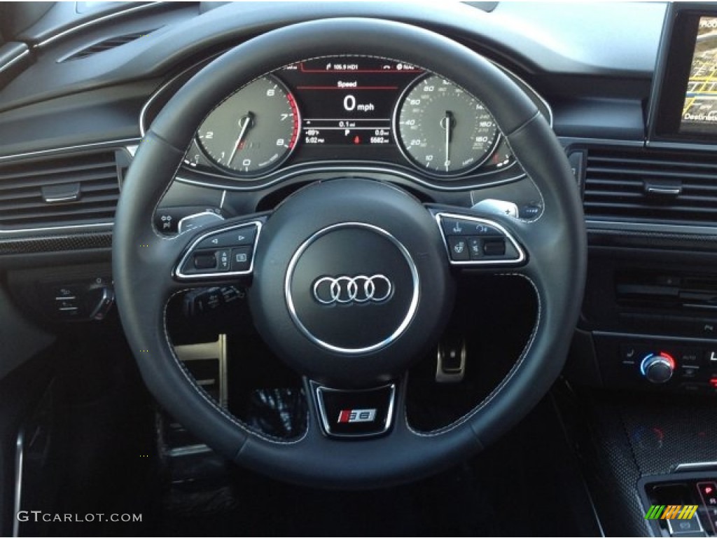 2013 Audi S6 4.0 TFSI quattro Sedan Steering Wheel Photos