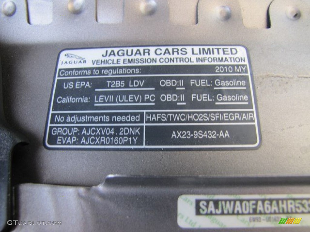 2010 XF Sport Sedan - Vapour Grey Metallic / Dove photo #56