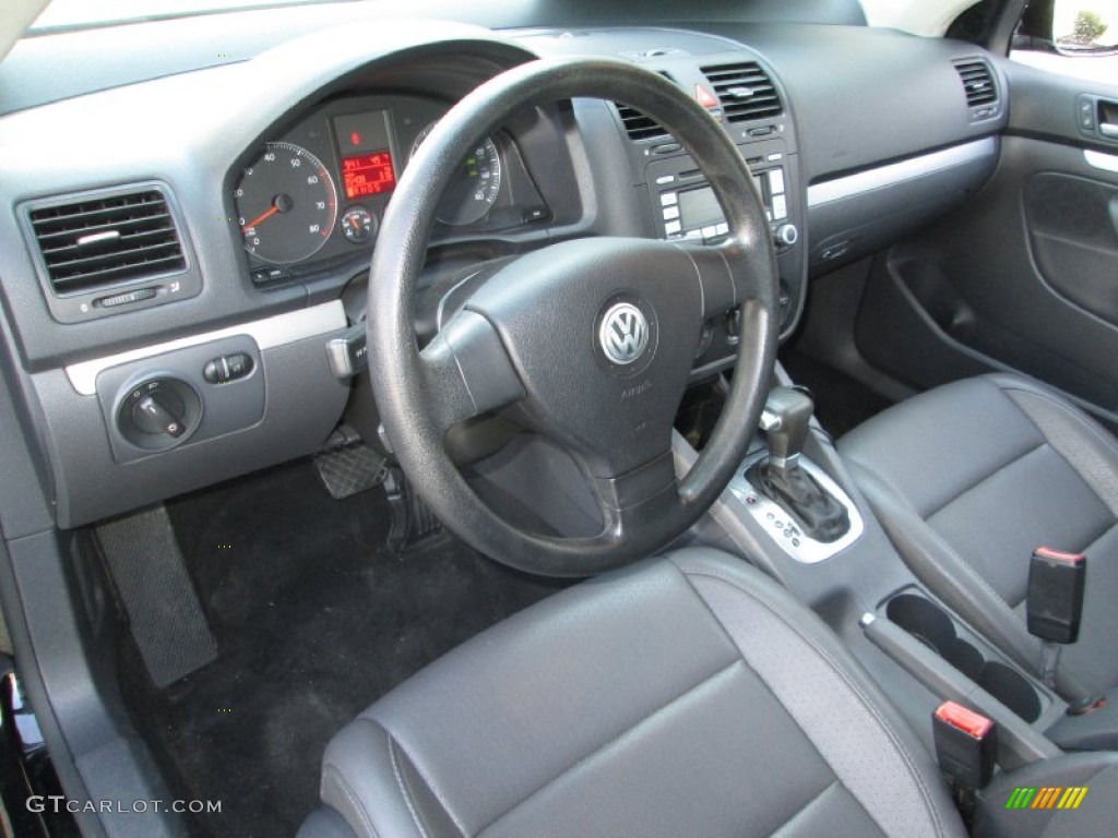 Art Gray Interior 2007 Volkswagen Jetta 2.5 Sedan Photo #92253791