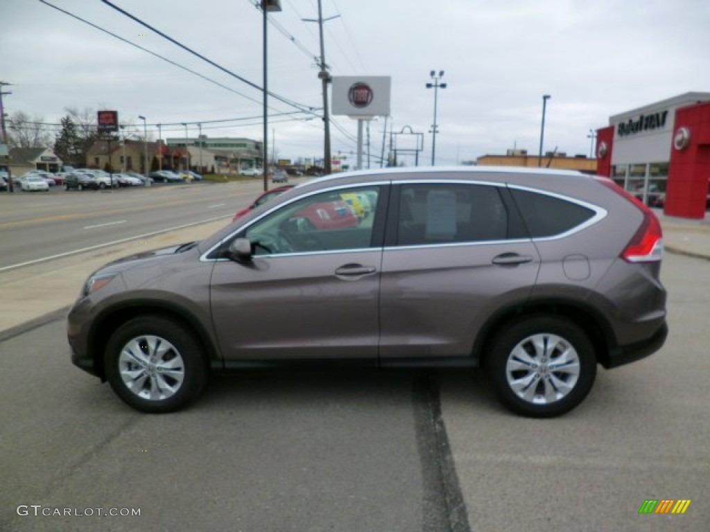 2013 CR-V EX-L AWD - Urban Titanium Metallic / Black photo #4