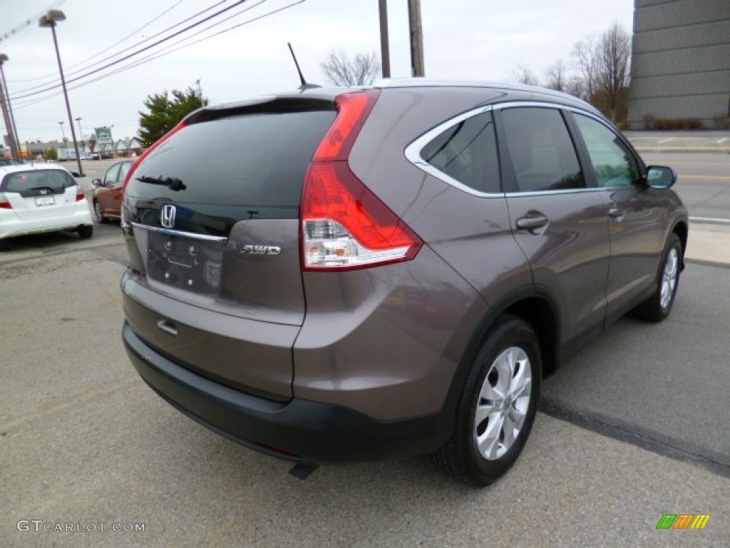 2013 CR-V EX-L AWD - Urban Titanium Metallic / Black photo #7