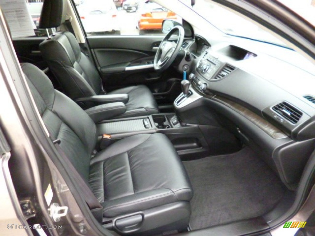 2013 CR-V EX-L AWD - Urban Titanium Metallic / Black photo #10