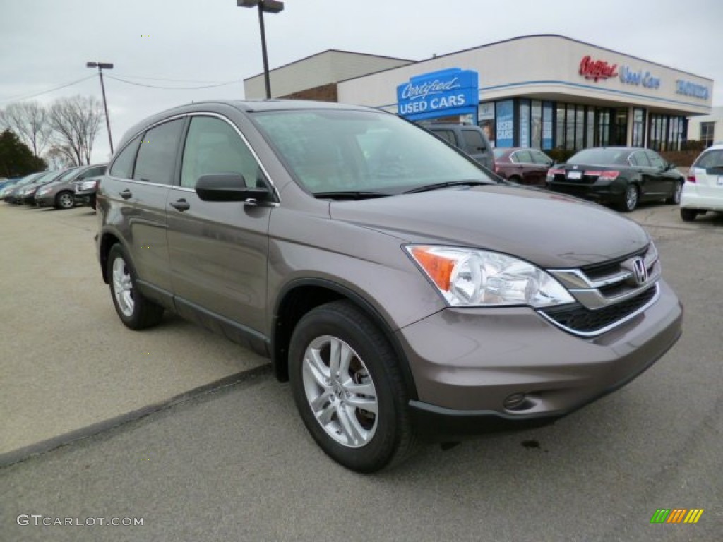 2010 CR-V EX AWD - Urban Titanium Metallic / Ivory photo #1