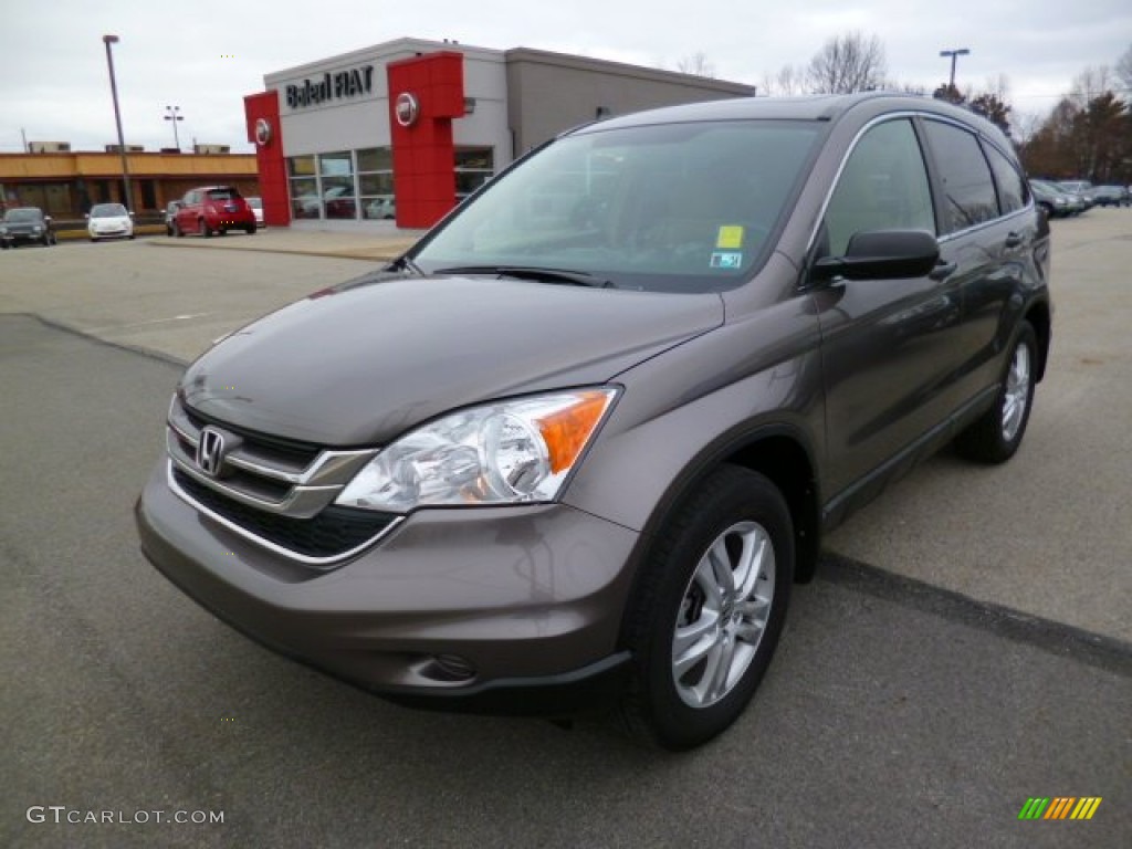 2010 CR-V EX AWD - Urban Titanium Metallic / Ivory photo #3