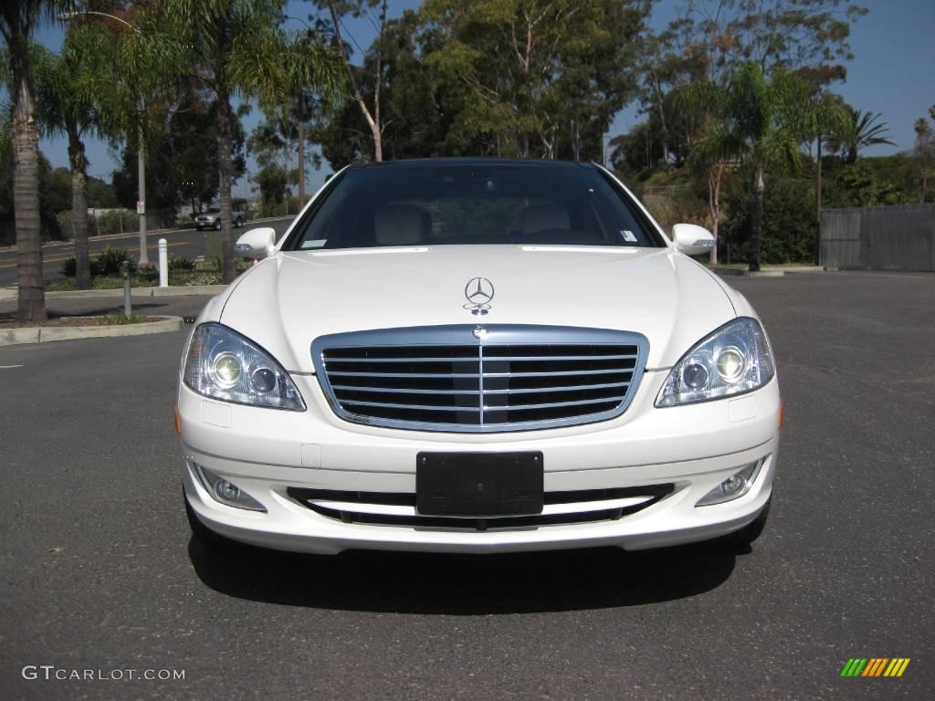 2007 S 600 Sedan - designo Mystic White / designo Porcelain Beige photo #8