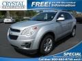 2010 Silver Ice Metallic Chevrolet Equinox LT AWD  photo #1