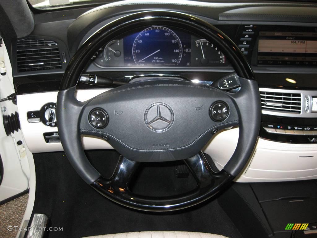 2007 S 600 Sedan - designo Mystic White / designo Porcelain Beige photo #22