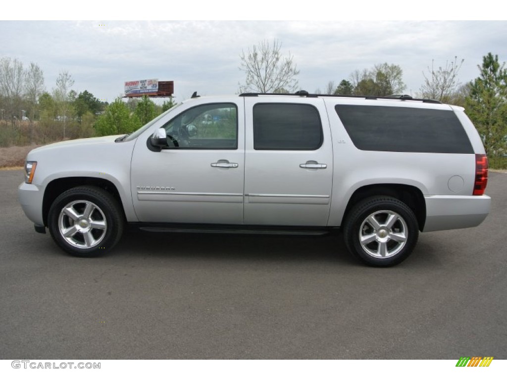Sheer Silver Metallic 2011 Chevrolet Suburban LTZ 4x4 Exterior Photo #92256335
