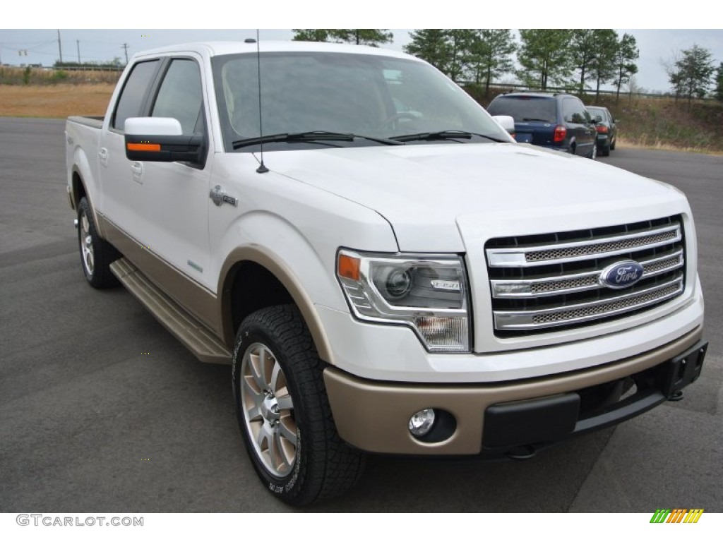2013 F150 King Ranch SuperCrew 4x4 - Oxford White / King Ranch Chaparral Leather photo #1