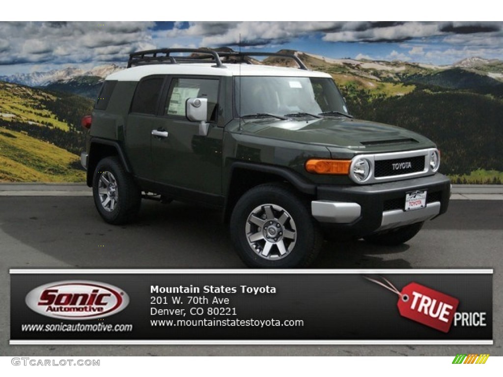 Army Green Toyota FJ Cruiser