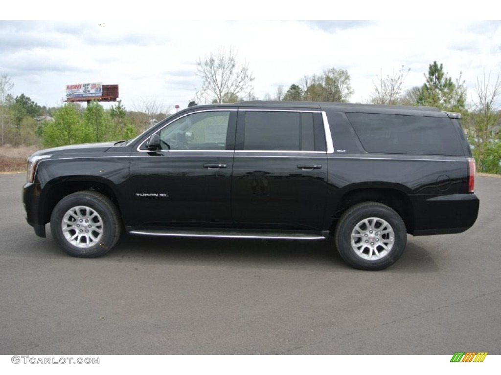 Onyx Black 2015 GMC Yukon XL SLT 4WD Exterior Photo #92258813