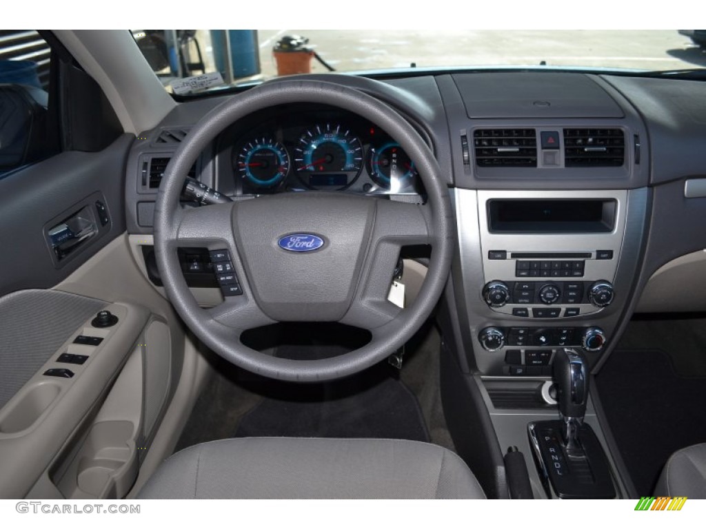 2011 Fusion S - Tuxedo Black Metallic / Medium Light Stone photo #15