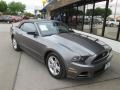 2014 Sterling Gray Ford Mustang V6 Convertible  photo #8