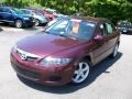 2006 Dark Cherry Metallic Mazda MAZDA6 s Sedan  photo #1