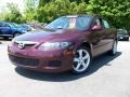 2006 Dark Cherry Metallic Mazda MAZDA6 s Sedan  photo #2