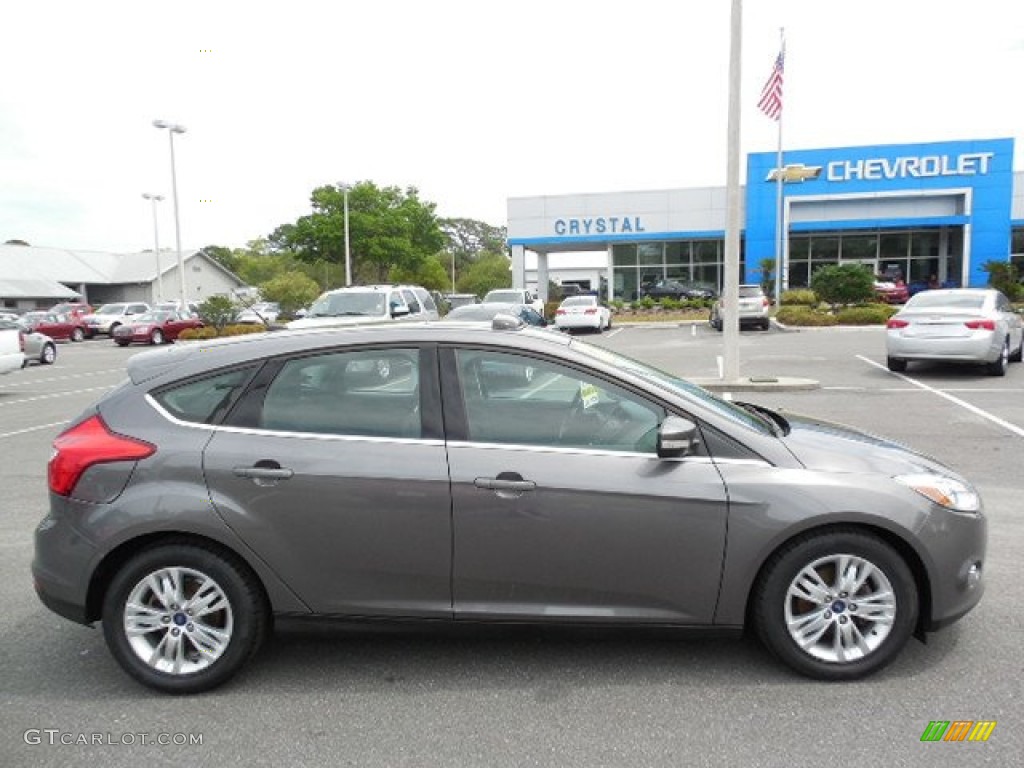 2012 Focus SEL 5-Door - Sterling Grey Metallic / Stone photo #10