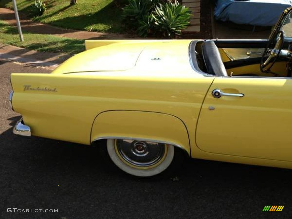 1955 Thunderbird Convertible - Goldenrod Yellow / Black/Yellow photo #6