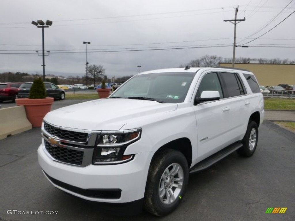 2015 Summit White Chevrolet Tahoe Lt 4wd 92265125