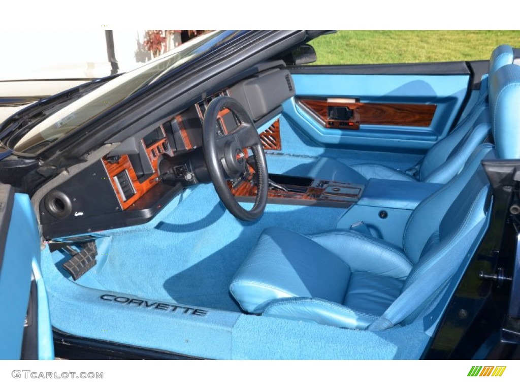 1988 Corvette Convertible - Dark Blue Metallic / Blue photo #19