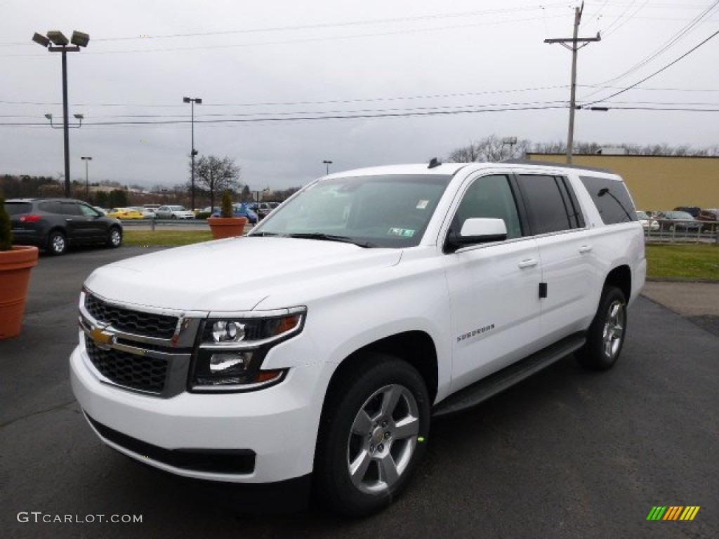 Summit White 2015 Chevrolet Suburban LT 4WD Exterior Photo #92266315