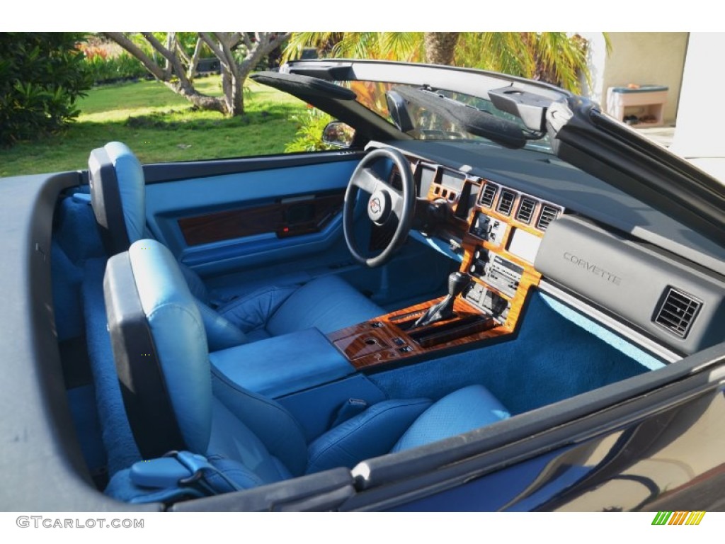 1988 Corvette Convertible - Dark Blue Metallic / Blue photo #22