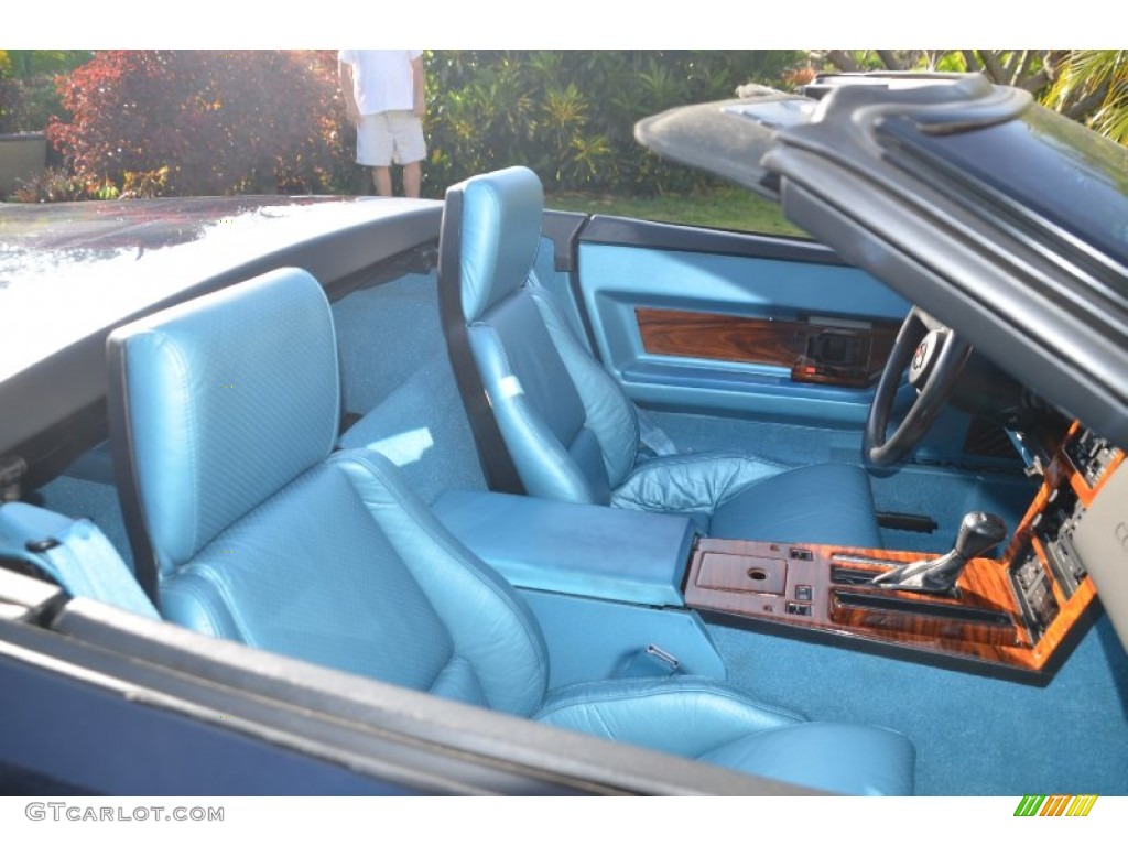 1988 Corvette Convertible - Dark Blue Metallic / Blue photo #23