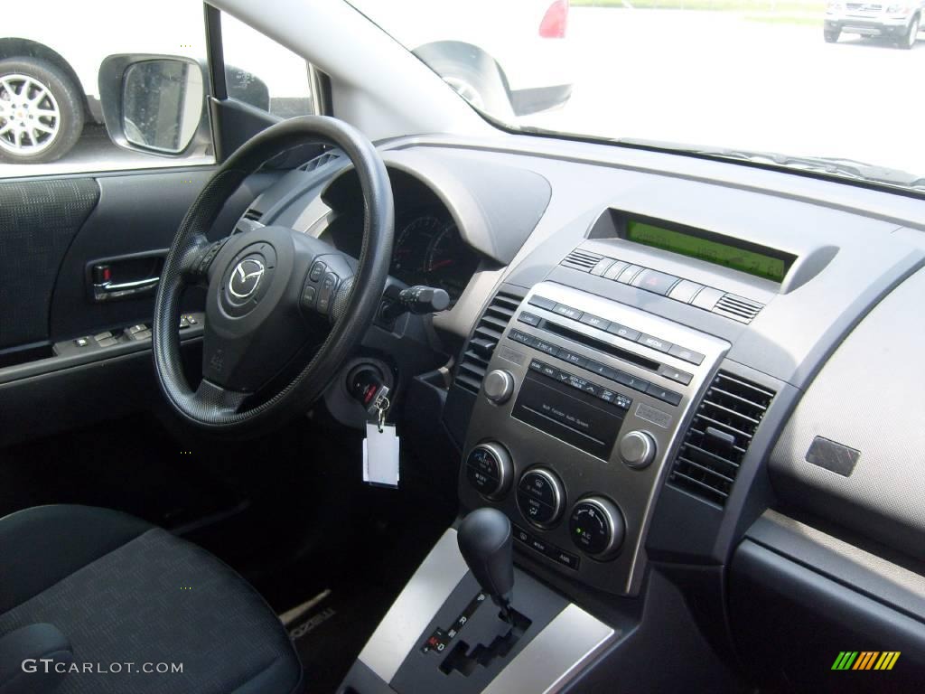 2008 MAZDA5 Sport - Sunlight Silver / Black photo #17