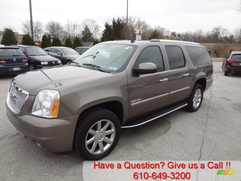 2013 Yukon XL Denali AWD - Mocha Steel Metallic / Cocoa/Light Cashmere photo #7