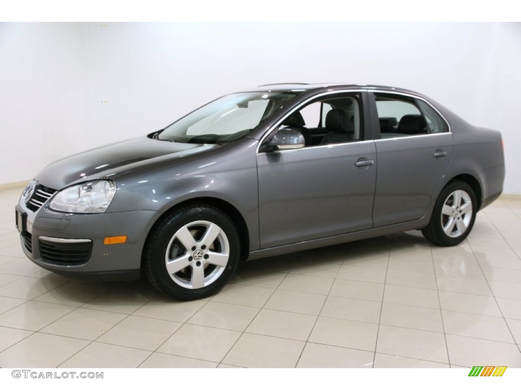 2009 Jetta SE Sedan - Platinum Gray Metallic / Anthracite photo #3