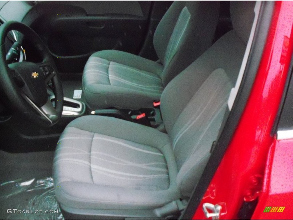 Dark Pewter/Dark Titanium Interior 2014 Chevrolet Sonic LT Sedan Photo #92269225