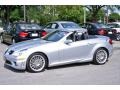 Iridium Silver Metallic - SLK 55 AMG Roadster Photo No. 9