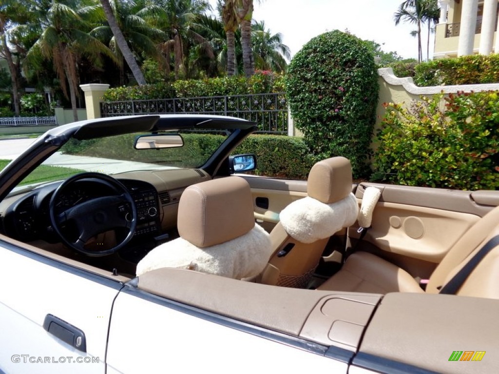 1994 3 Series 325i Convertible - Alpine White / Beige photo #6