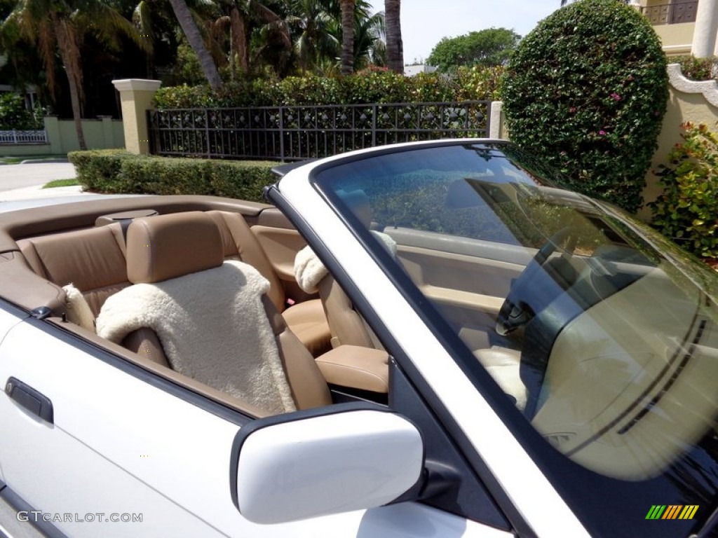 1994 3 Series 325i Convertible - Alpine White / Beige photo #14