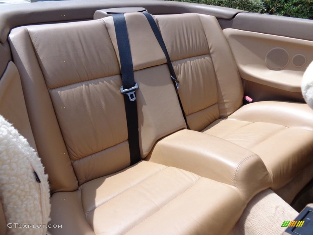 1994 BMW 3 Series 325i Convertible Rear Seat Photo #92271325