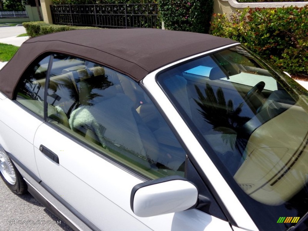 1994 3 Series 325i Convertible - Alpine White / Beige photo #61