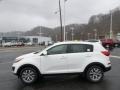 2014 Clear White Kia Sportage LX AWD  photo #5