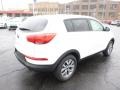 2014 Clear White Kia Sportage LX AWD  photo #8