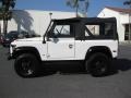 1997 Alpine White Land Rover Defender 90 Soft Top  photo #2