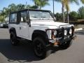 1997 Alpine White Land Rover Defender 90 Soft Top  photo #7